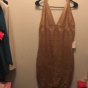 Gold bodycon